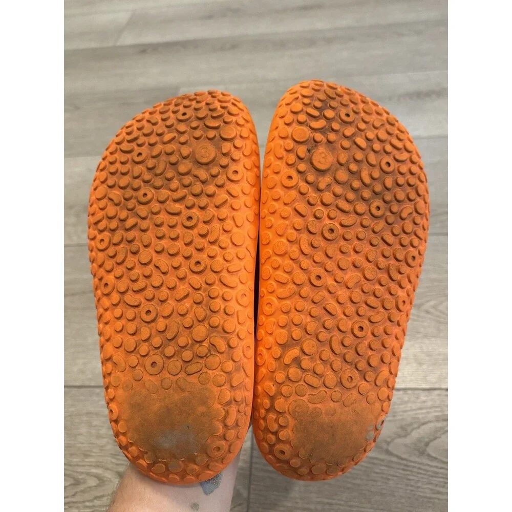 Allbirds Sugar Slider Slide Sandals Orange Eco Friendly Kids Size 3‎ Summer Swim